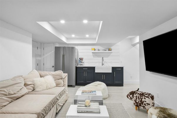 Interior, Living room, Recessed Lighting