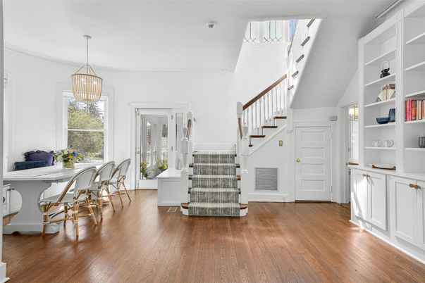 Chandelier, Dining room, Interior, Pendant Lights, Wood Texture Flooring