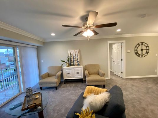 Interior, Living room, Recessed Lighting
