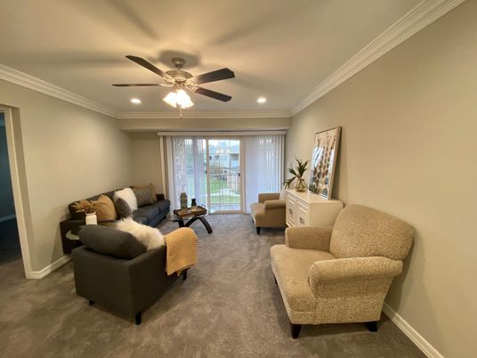 Interior, Living room, Recessed Lighting