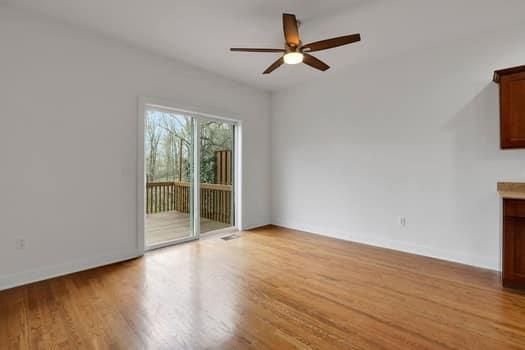 Empty room, Interior, Wood Texture Flooring