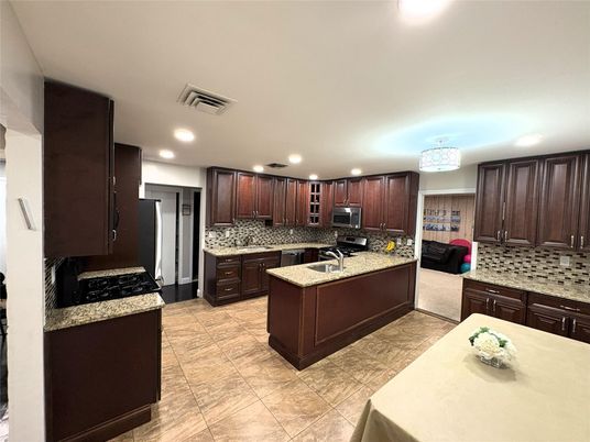 Interior, Kitchen, Recessed Lighting, Stainless Steel Appliances