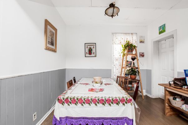 Dining room, Interior, Wood Texture Flooring
