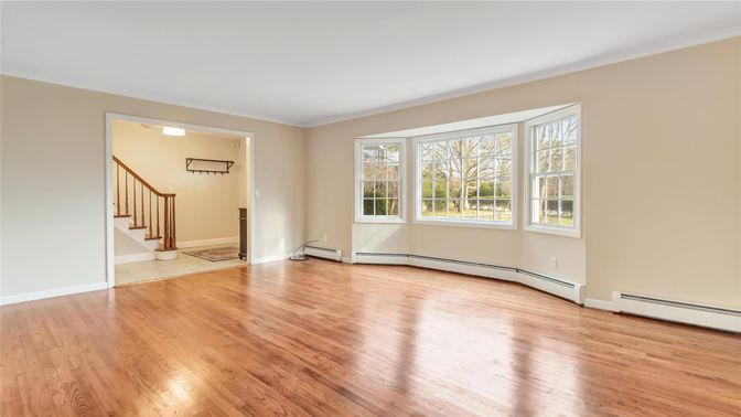 Empty room, Interior, Wood Texture Flooring