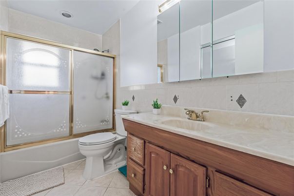 Bathroom, Glass Shower, Interior, Tile Countertops
