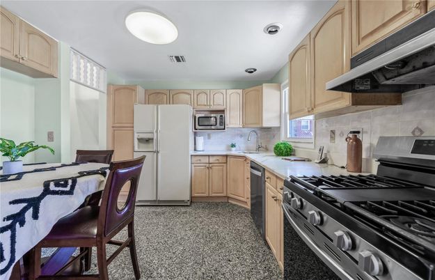 Interior, Kitchen, Recessed Lighting, Stainless Steel Appliances