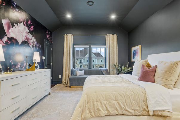 Bedroom, Interior, Recessed Lighting
