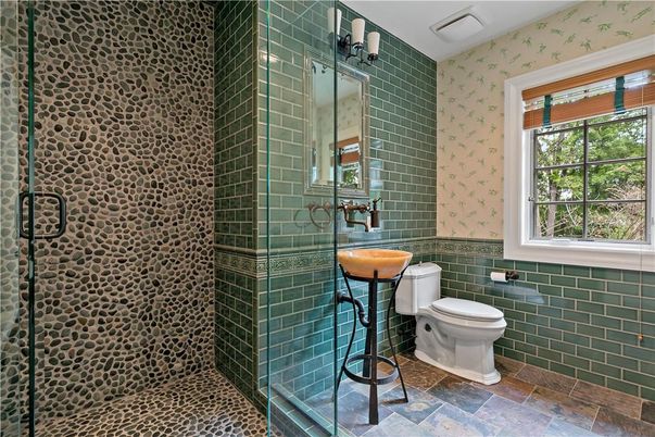 Bathroom, Glass Shower, Interior