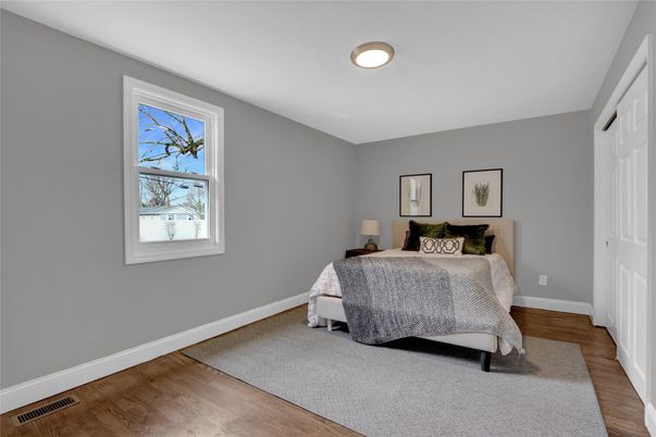 Bedroom, Interior, Wood Texture Flooring