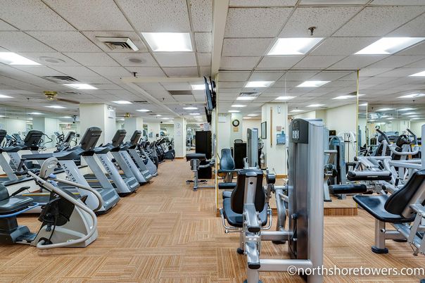 Fitness Equipment, Gym, Interior, Recessed Lighting
