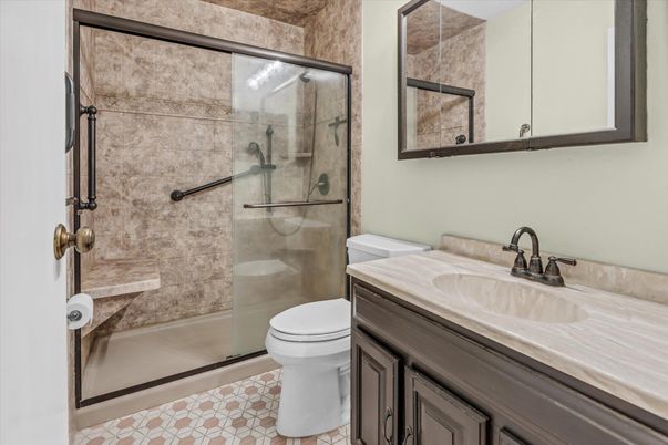 Bathroom, Glass Shower, Interior