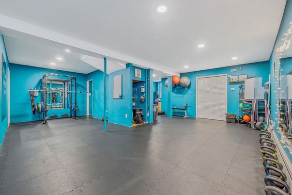 Fitness Equipment, Interior, Recessed Lighting