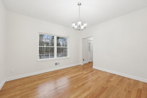 Chandelier, Empty room, Interior, Wood Texture Flooring