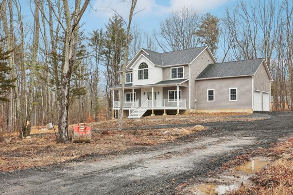 Attached, Backyard, Exterior, Facade, Farmhouse