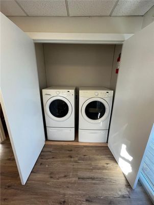 Interior, Utility Closets, Washer, Wood Texture Flooring
