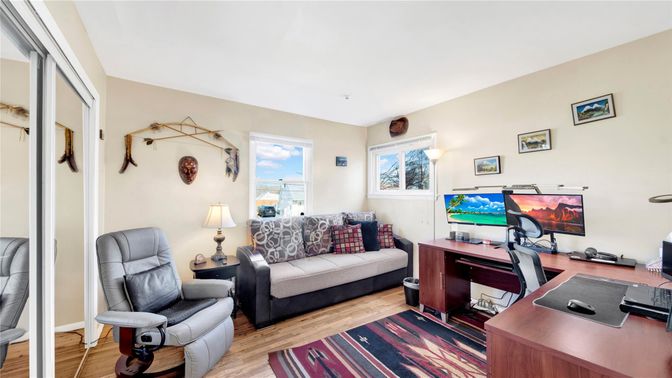 Home Office, Interior, Wood Texture Flooring