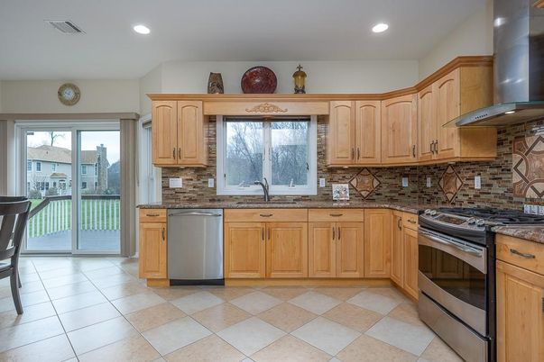 Interior, Kitchen, Recessed Lighting, Stainless Steel Appliances