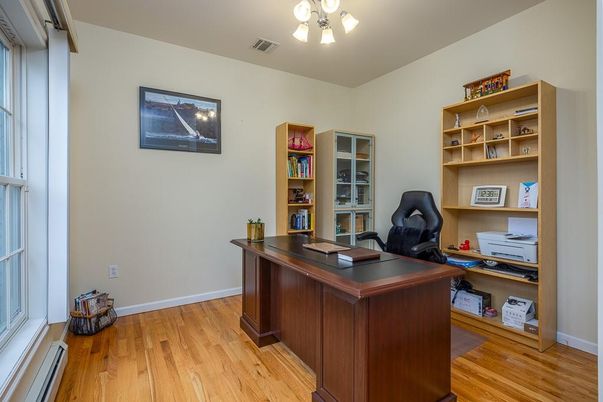 Home Office, Interior, Wood Texture Flooring
