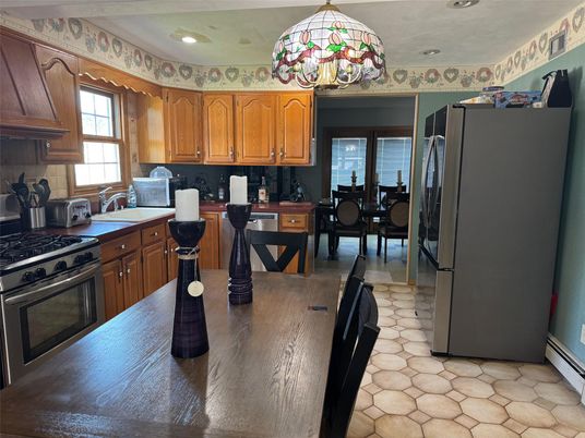 Dining room, Interior, Kitchen, Recessed Lighting