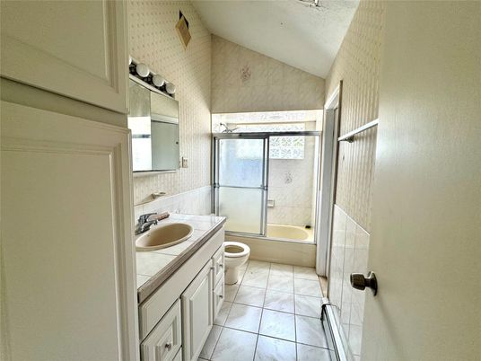 Bathroom, Dual Sink Vanities, Glass Shower, Interior, Tile Countertops