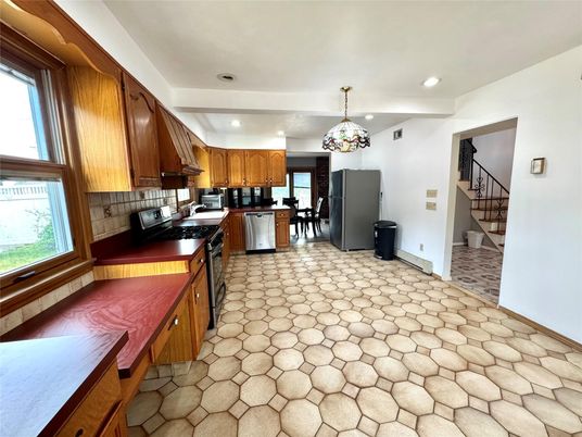 Interior, Kitchen, Recessed Lighting, Stainless Steel Appliances