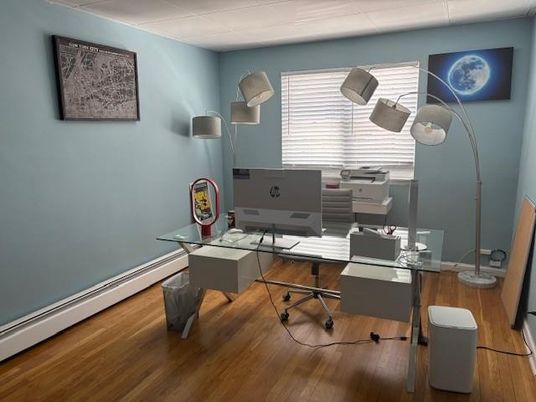 Home Office, Interior, Wood Texture Flooring