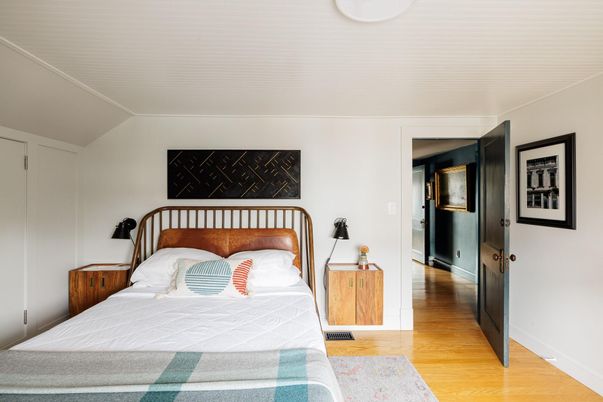 Bedroom, Interior, Wood Texture Flooring