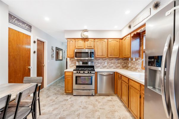Interior, Kitchen, Recessed Lighting, Stainless Steel Appliances
