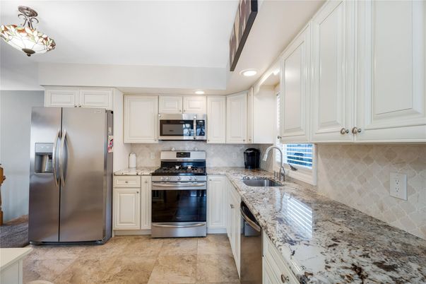 Interior, Kitchen, Recessed Lighting, Stainless Steel Appliances