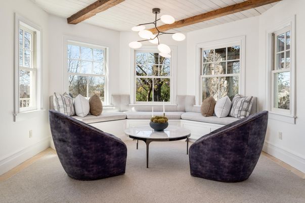 Interior, Living room, Pendant Lights, Wooden Beams