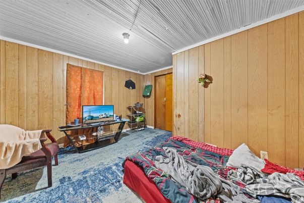 Bedroom, Interior, Wooden Walls