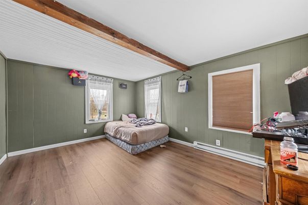 Bedroom, Interior, Wooden Beams, Wood Texture Flooring