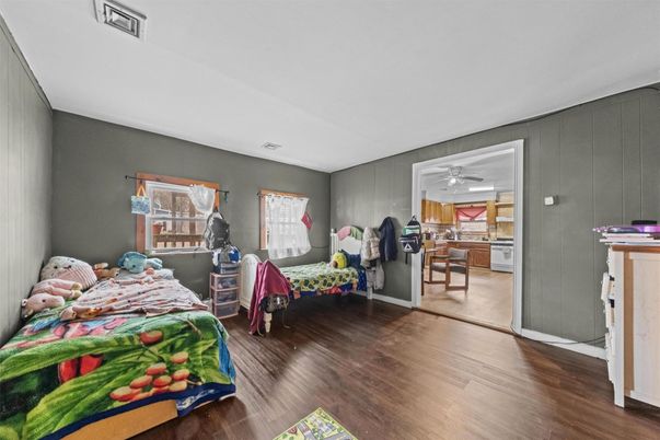 Bedroom, Interior, Wood Texture Flooring