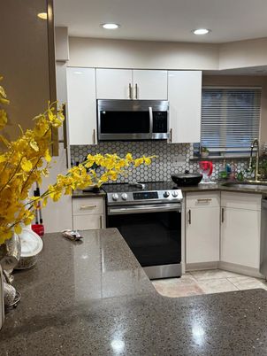 Interior, Kitchen, Recessed Lighting, Stainless Steel Appliances