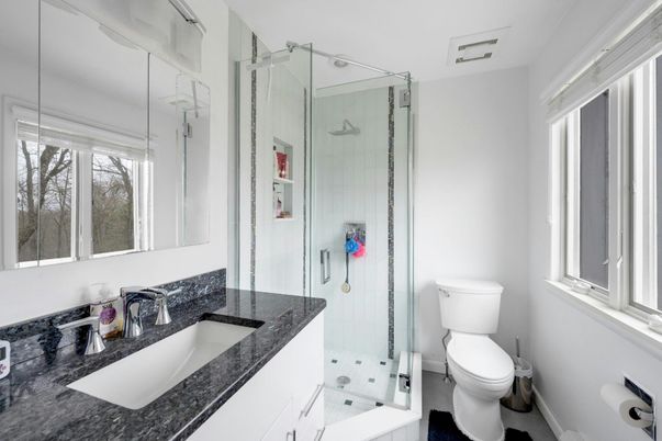 Bathroom, Glass Shower, Interior