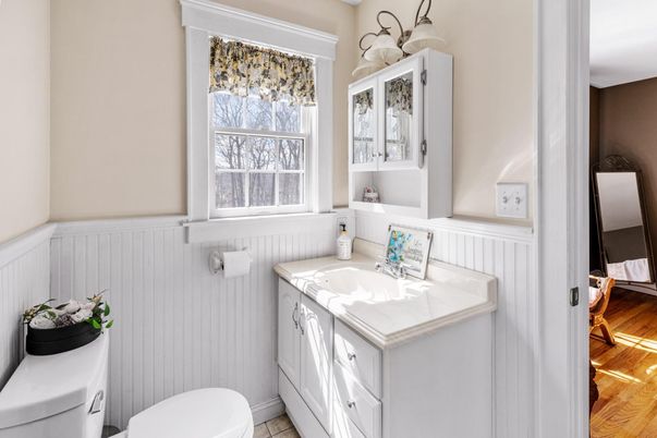 Bathroom, Interior, Wood Texture Flooring