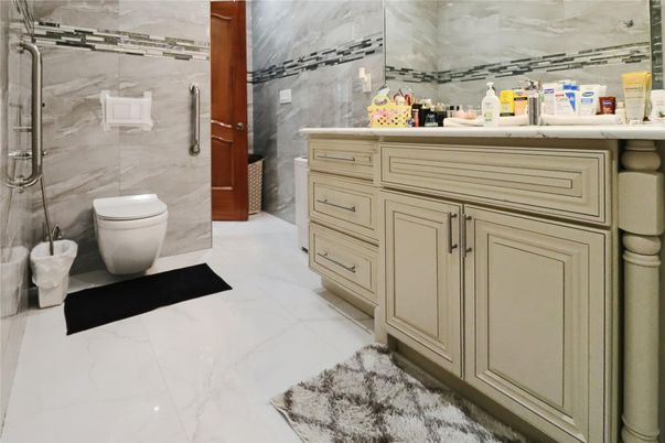 Bathroom, Glass Shower, Interior, Marble