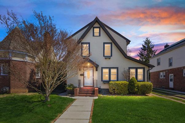 Exterior, Facade, Brick Facade, Tudor Revival
