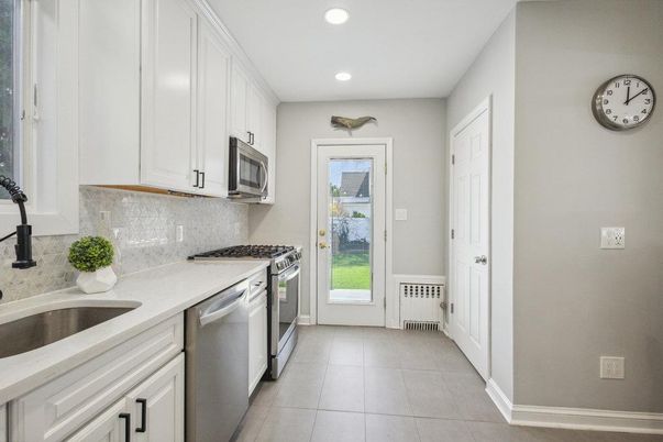 Interior, Kitchen, Recessed Lighting, Stainless Steel Appliances