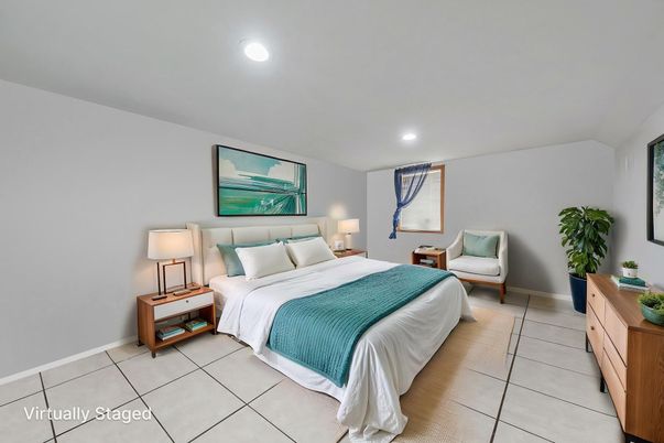 Bedroom, Interior, Recessed Lighting