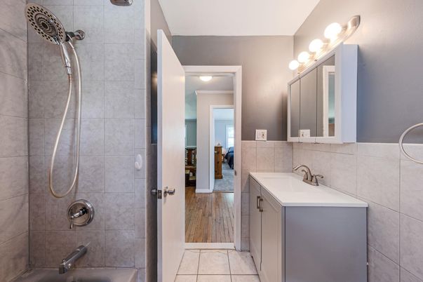 Bathroom, Interior, Wood Texture Flooring