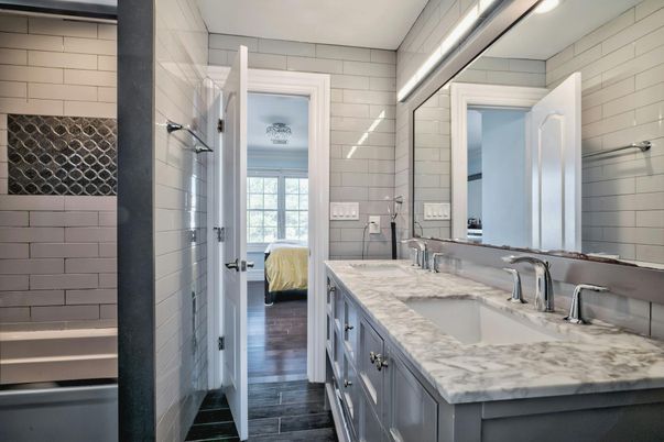 Bathroom, Interior, Wood Texture Flooring
