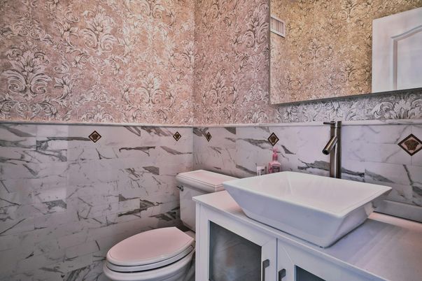 Bathroom, Interior, Marble Walls