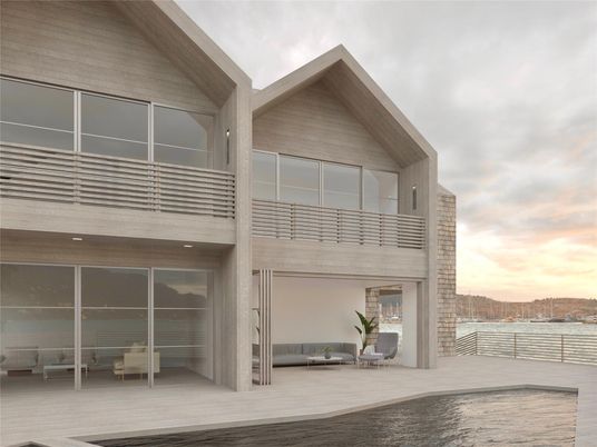 Exterior, Facade, Modern