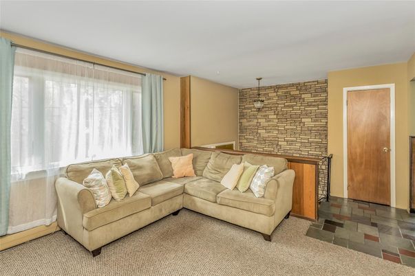 Interior, Living room, Stone Walls