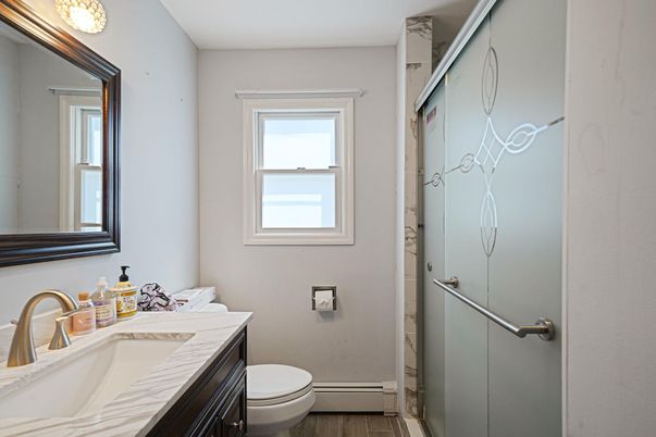 Bathroom, Interior, Wood Texture Flooring