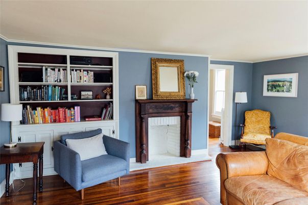 Fireplace, Interior, Wood Texture Flooring