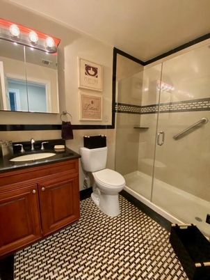 Bathroom, Glass Shower, Interior