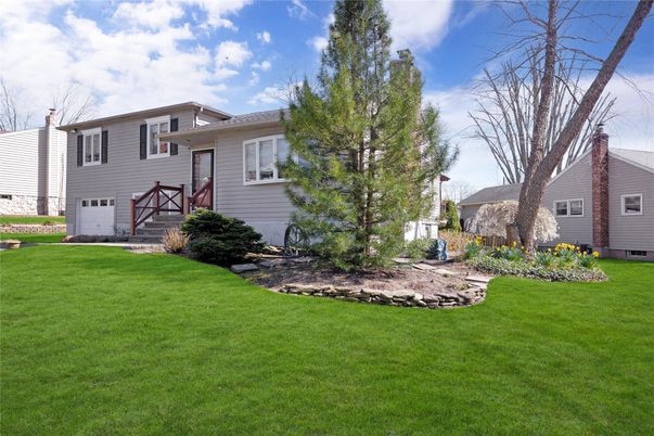 Attached, Backyard, Exterior, Facade, Split Level