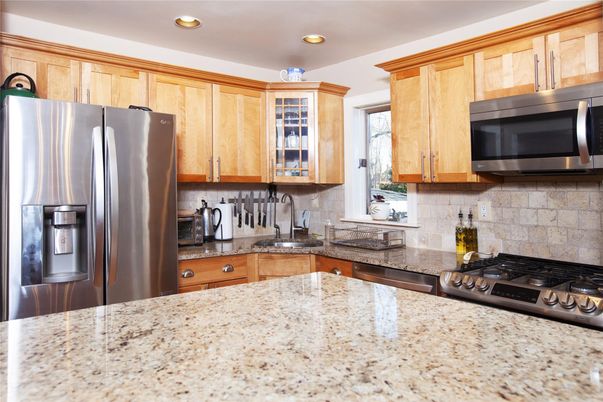 Interior, Kitchen, Recessed Lighting, Stainless Steel Appliances
